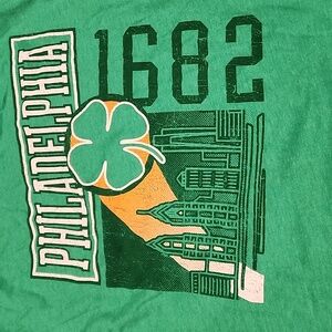 Green Philadelphia Graphic T-Shirt